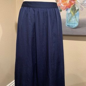 Lauren Conrad Navy Blue High- Low Skirt